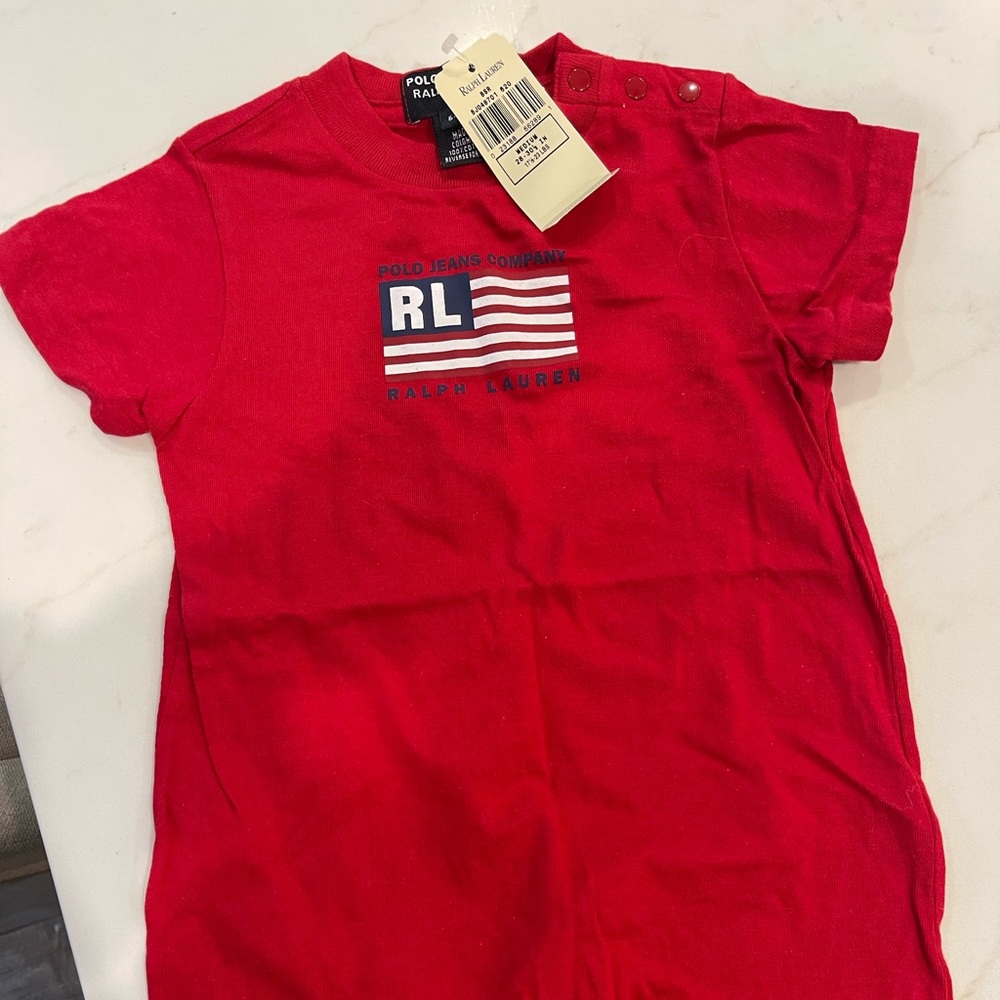 POLO JEANS- Ralph Lauren Infant Onesie